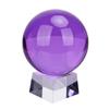 Bola de cristal de color horneado sólido, bola de luz de cristal transparente, adornos de bola de cristal, adornos para el hogar y la oficina, bola de transferencia de cristal al por mayor