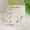 Novos Brincos Bio-Cerâmicos Antialérgicos 2026 com Pinos de Cerâmica, Não é Necessário Remover ao Dormir, Brincos Cor de Café para Mulheres, Elegantes Acessórios de Orelha Atacado