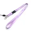 Diseño Gratis Lanyard Colorido Logo Nylon Lanyard para Teléfono Móvil Serigrafía Cinta de Poliéster Lanyard para Identificación Impresión