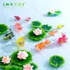 Paisaje en miniatura, decoraciones creativas y lindas de peces pequeños y koi, paisajismo para acuarios y peceras, accesorios decorativos DIY, adornos pequeños