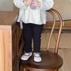 Traje de Otoño para Niños Estilo Coreano Ropa para Niños Ropa de Bebé Camisa de Muñeca con Leggings para Niñas Ropa de Otoño e Invierno para Bebé