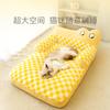 Sofá para Pet Gato Fofo de Olhos Grandes Celebridade da Internet Ninho de Gato Inverno Quente Cama para Pet Cão de Porte Pequeno e Médio Casinha para Cão Teddy Suprimentos para Cama de Cachorro
