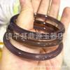 Pulseira Fina Redonda de Calcedônia 6mm Beleza Branca Gelo Rosa Violeta Ágata Pulseira Sino Jade Meio Paisagem Degradê