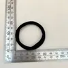 Elásticos de Cabelo Pretos de Alta Elasticidade Sem Costura para Mulheres, Cordas de Cabelo Simples em Forma de Argola de Toalha, Acessórios de Cabelo Atacado
