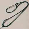 Corda para Pingente de Jade Macia e que Não Desbota, Cordão de Colar Unissex, Corda para Pingente de Jade Feita à Mão, Dourado
