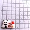 Accesorios Lindos de Panda de Resina para DIY Funda de Teléfono Pasador Vaso de Agua Tablero de Coche Pegatina Materiales al por Mayor