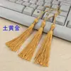 Nudo chino borla colgante oreja empaque adornos marcapáginas borla artesanía accesorios para el cabello caja de dulces