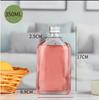 100ml200ml Garrafa de Vidro para Bebidas Café Chá com Leite Celebridade da Internet 0,1kg Garrafa Pequena de Vinho Plana Garrafa Pequena para Cuidados com a Saúde Caixa de Presente com Tampa