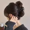 Grampo de Cabelo com Textura de Strass Francês, Versátil para Rabo de Cavalo Alto, Prendedor Shark Doce, Pequeno Grampo de Cabelo de Alta Qualidade para Festa de Estudantes