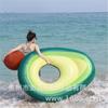 [en stock de fábrica al por mayor] flotador de natación de aguacate inflable cama flotante de aguacate fila flotante boya salvavidas para adultos