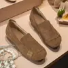 Mocasines de suela plana 2026 modelo nuevo, zapatos casuales sin cordones de suela blanda, antideslizantes y mate para mujer, adecuados para madres y para el trabajo