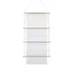 Popular Estilo Europeo y Americano de Amazon Múltiples Capas Almacenamiento de Muñecas para Habitación Infantil Decoración Colgante Palo de Madera Red de Almacenamiento para Juguetes de Peluche