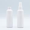 Regador pequeno de névoa fina transparente, sub-garrafa de viagem, frasco de desinfecção com álcool, PET branco 100ML, frasco de desinfecção com ácido hipocloroso