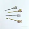 Pasador con Diamante de Circonita, Accesorio de Cabello de Alta Gama, Pinza para Flequillo Lateral, Pasador de Moda para Mujer, Pasador Tachonado con Circonita