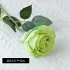 Flor Rosa de Seda de Ramo Único Arranjo de Cena de Buquê de Flores Artificiais Decoração de Casamento Flor Rosa de Alta Qualidade Flor Artificial Flor Falsa