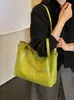 Bolso tote tejido Yuezhi para mujer, nuevo de verano 2026, moderno, simple, de gran capacidad, a la moda, para hombro y cruzado