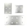 Placa de conexión vertical recta para perfil de aluminio, accesorios para perfiles de aluminio, placa de conexión plana, placa de conexión vertical, placa de refuerzo angular