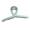 Pinza de Tiburón Acrílica Marrón Grande Estilo Coreano de Verano Pinza Cuadrada Pasador Elegante para la Parte Trasera de la Cabeza Pasador de Gama Alta