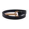 Cinto Personalizado Design de Nicho Cinto Feminino Novo Versátil Casual Cinto Feminino Verão de Alta Qualidade Moda Preto