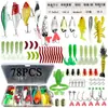 Set de Cebo para Pesca Kit Completo de Señuelos Spinnerbait Minnow Rana Cebo Blando Todas las Capas de Natación Transfronterizo