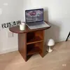 Mesita de Noche de Estilo Medieval, Gabinete de Almacenamiento Doméstico para Apartamentos Pequeños, Estante de Almacenamiento de Mesita de Noche Moderno Simple