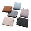 Ropa de punto casual para hombres urbanos, nuevo suéter de cachemir otoño/invierno 2010 con cuello semi-alto, adecuado para ropa de negocios informal, grueso