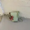 Bolsa Pequena de Couro Genuíno com Padrão Lichia Modelo Novo 2026 Bolsa para Celular para Mulheres, Transversal, Compacta, Leve, Estilo Vertical Bolsa para Celular
