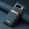 Suteni é Adequado para Capa com Inserção de Cartão Google 11Pro, Pixel10 Abertura Superior-Inferior Suporte Robusto Capa de Couro Protetora
