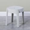 Taburete Redondo Apilable de Plástico Ciclón de Lujo Ligero, Taburete de Molino de Viento Simple y Portátil para Sala de Estar del Hogar, Banco Creativo para Restaurante
