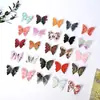 Mini Pasador de Mariposa de Cristal Natural, Mariposa de Cristal Tallado en Piedra Cruda, Accesorios para el Cabello de Niñas, Pinza para el Cabello, Joyería de Cristal al por Mayor