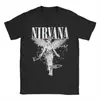 2026 Camiseta Estampada Rock-Nirvana Kurt Cobain Música Rock para Hombre Algodón Manga Corta Cuello Redondo