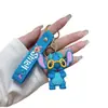 Nuevo Llavero de Dibujos Animados Stitch Lindo Colgante para Mochila Escolar de Estudiante Muñeco Llavero Joyería Pequeña Venta al por Mayor