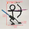 Porta Lápices Guerrero Stickman Impreso en 3D Soporte para Lápices Decoración Divertida Regalo Sorpresa Figura de Juguete de Moda Modelo