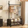 Cabideiro Simples de Chão para Quarto, Varanda Interna, Varal para Secar Roupas para Uso Doméstico, Cabideiro para Dormitório, Cabideiro