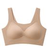 Sujetador push-up ultrafino sin aros para mujer, ropa interior con copa fija y sin marcas, con espalda anticaída