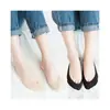 Calcetines Invisible de Seda de Hielo para Barco con Silicona Antideslizante de Boca Baja Calcetines de Algodón Transpirables Delgados de Verano para Mujer