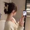 Pin de tiburón colorido de lana de cordero juguetón estilo coreano para recogidos, pinza para el cabello versátil para mujeres, accesorio para el cabello para mechones sueltos