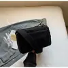 Bolsa de lona transfronteiriça feminina primavera e verão all-match 2025 nova bolsa de ombro crossbody esportiva casual bolsa de travesseiro de alta qualidade