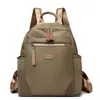 Mochila de tela Oxford para mujer, bolsa de viaje de lona para damas, bolso de mujer para viajes, se puede etiquetar en nombre de la fábrica, disponible para envío directo