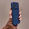 Nueva Funda Magnética de Silicona Líquida Adecuada para Apple 18 Pro Max, Funda Protectora para iPhone 17 de Cobertura Total con Tacto de Piel