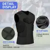 Colete de Basquete Anticolisão Transfronteiriço, Equipamento de Proteção de Rugby Esportivo Respirável Justo, Colete de Futebol para Treinamento e Competição de Goleiro