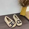 Nuevos Zapatos Planos Casuales Ligeros para Mujer 2026 Otoño/Invierno, Versátiles, Redondos, Escote Bajo, Estilo Francés, Inspirados en Chanel, Sin Cordones, de Piel de Cordero