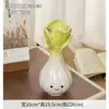 Florero Creativo con un Toque de Lujo Ligero y de Alta Gama, Flores Artificiales, Flores Secas, Adornos Decorativos Artísticos, Arreglo Floral de Cerámica para Bodas