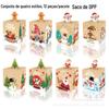 KZ068 Amazon Natal boneco de neve árvore festa de idosos doces presente tridimensional em forma de caixa de papel Kraft