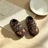 Zapatos Deportivos Casuales para Bebés y Niños Pequeños, Primavera Otoño, Nuevos, Suela Suave, Transpirables, Velcro, Estampado de Leopardo