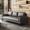 Sofá de oficina moderno y sencillo para sala de recepción de negocios, área de reuniones, sofá de lujo para apartamentos pequeños y propiedades de alquiler