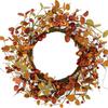 Venta Caliente Transfronteriza Guirnalda de Frutos de Espino Simulado Color Otoñal Guirnalda de Bayas Guirnalda de Otoño para Colgar en la Puerta Principal Fábrica de Origen