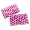 Molde de chocolate love 55 cavidades mini molde de bolo de silicone gelatina DIY panificação molde de sabão artesanal atacado