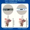 Tapón de polvo para teléfono nuevo de Amazon con forma de cerdo, encantador estampado floral de acrílico de dibujos animados para cumpleaños, celebraciones de luna llena y graduaciones