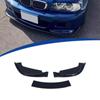 Adequado para BMW Série 3 E46 M3 1998-2005 Spoiler Dianteiro Lábio Dianteiro Peça Única Material PP Preto Brilhante